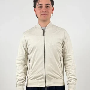 Markup - Bomber traforato effetto scamosciato - Uomo